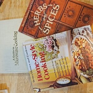 Three Vintage Cookbooks